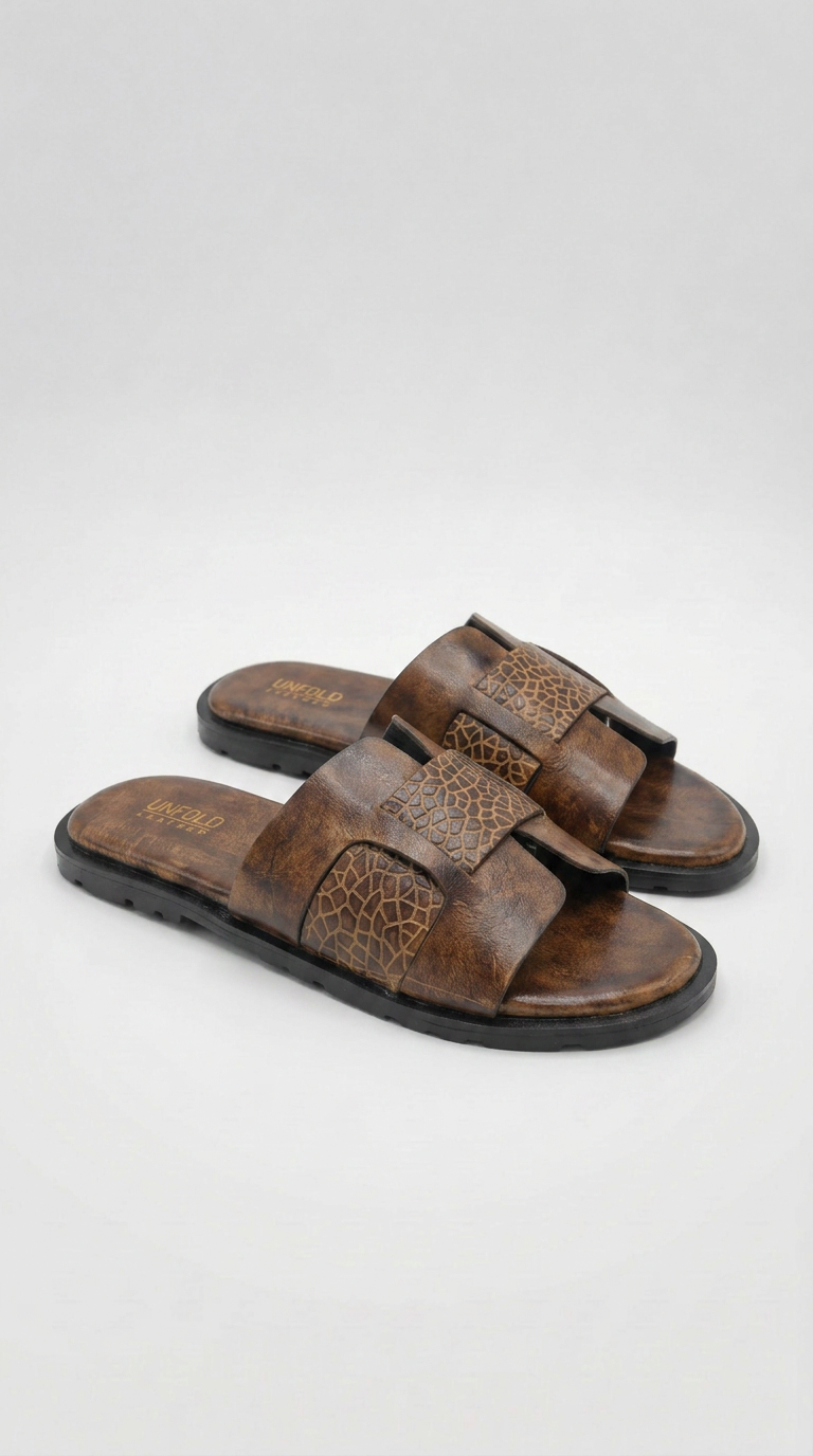 Unifold Atlas Leather Chappal