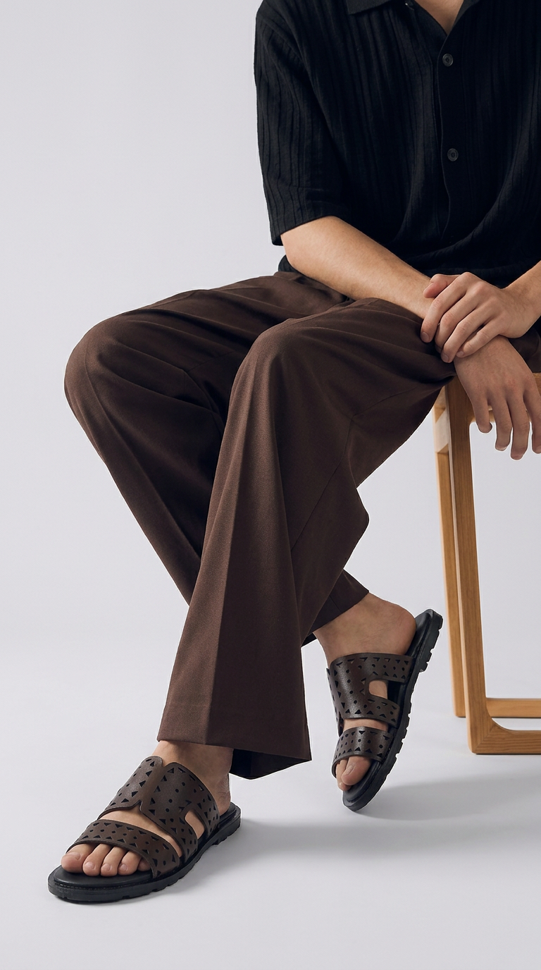 Unifold Oasis Leather Chappal