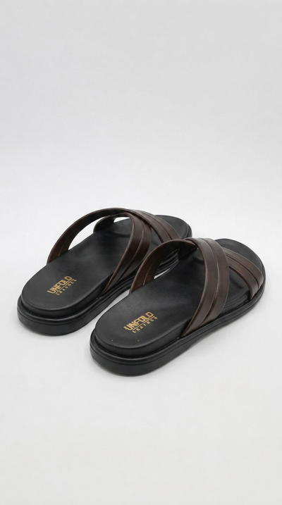 Unifold Crossland Leather Chappal