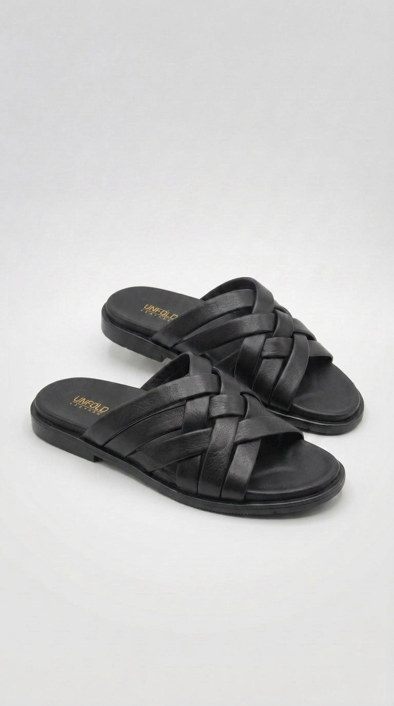 Unifold Kensington Leather Chappal