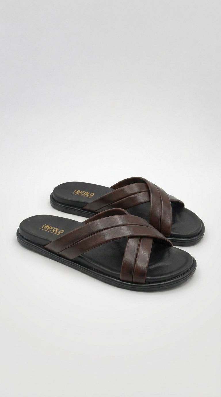 Unifold Crossland Leather Chappal
